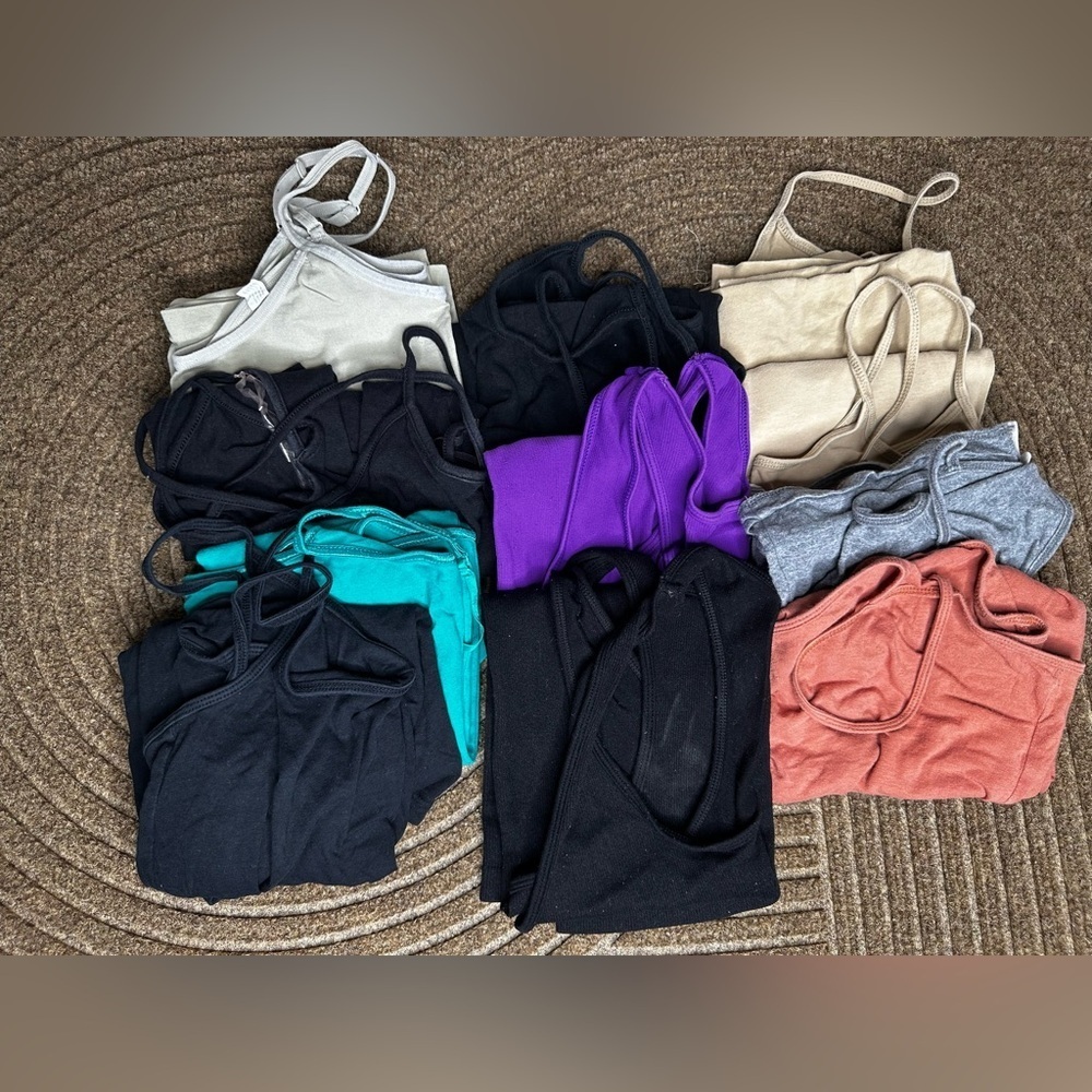 Assorted Pre-loved Charlotte Russe Tank Tops in Multiple Colors (11)‎ Y2K